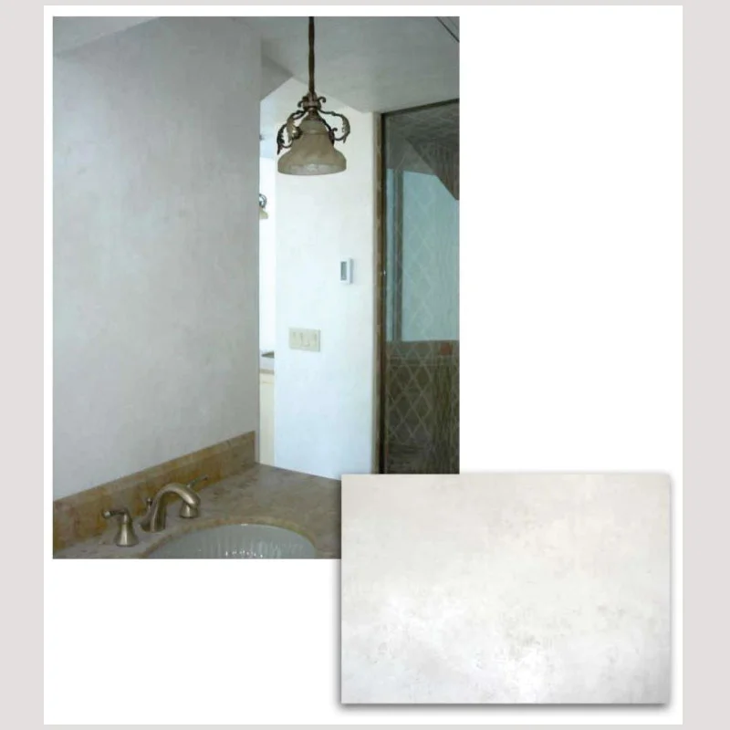 SOFT WHITE VENETIAN PLASTER WALL FINISH