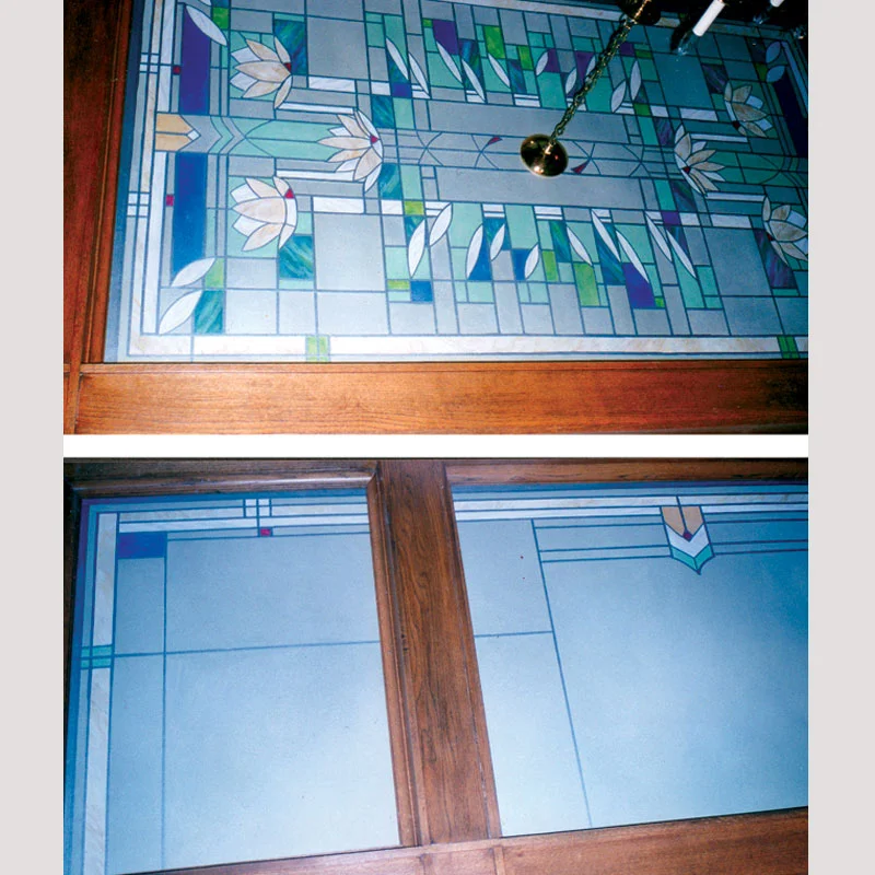 FRANL LLOYD WRIGHT CEILING MURAL 