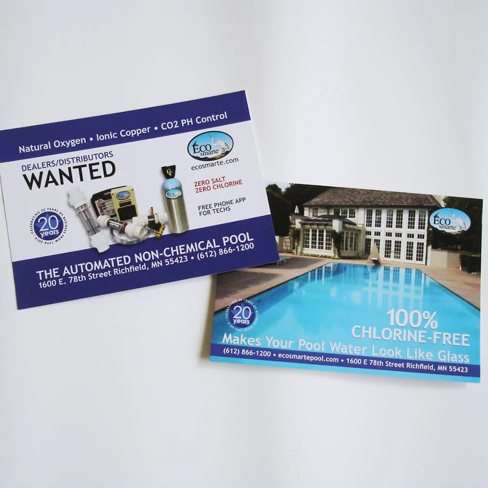 ECOSMARTE POSTCARDS FRONT