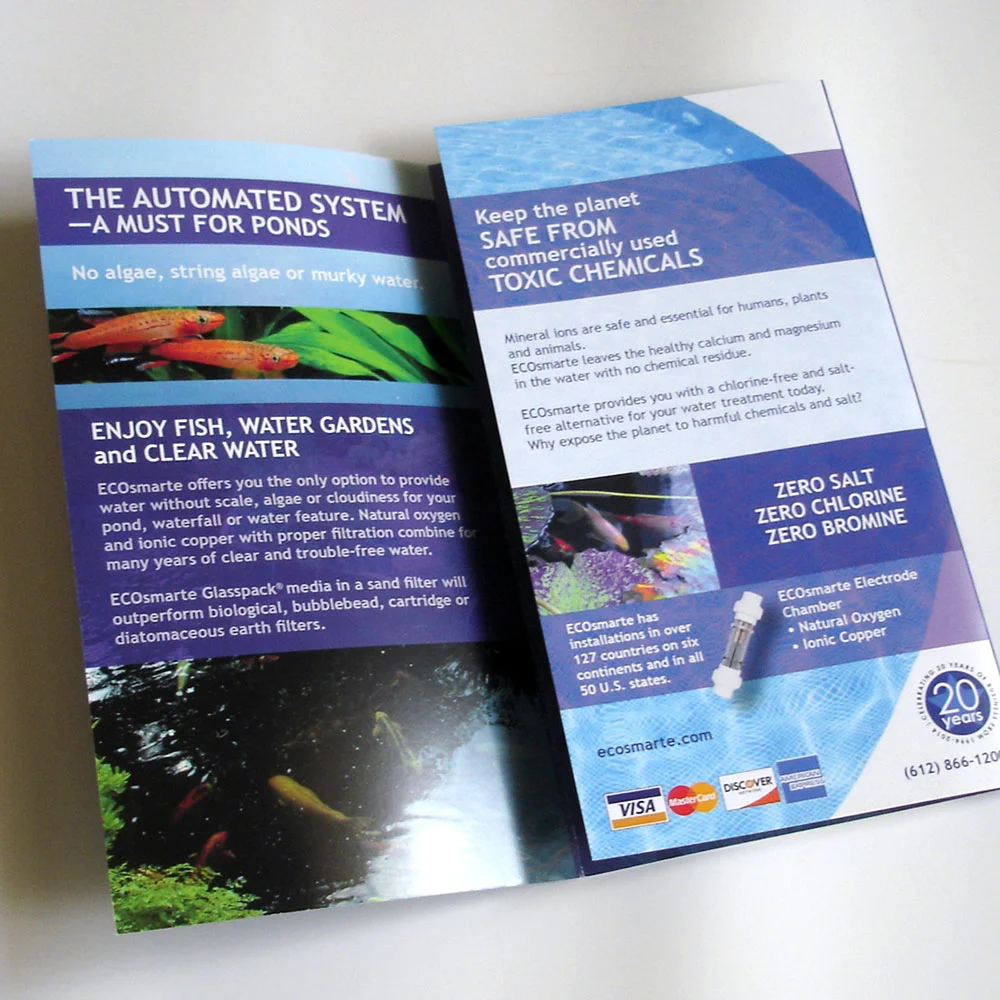 WATER FEATURES BROCHURE INSIDE PANEL
