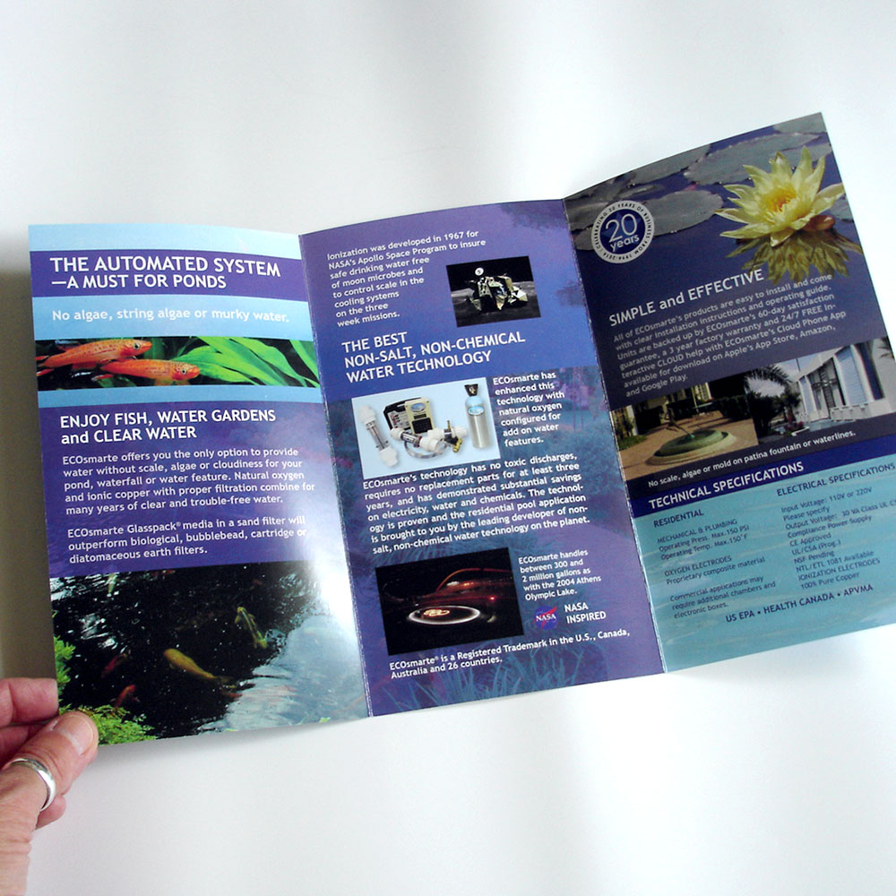 WATER FEATURES BROCHURE INTERIOR