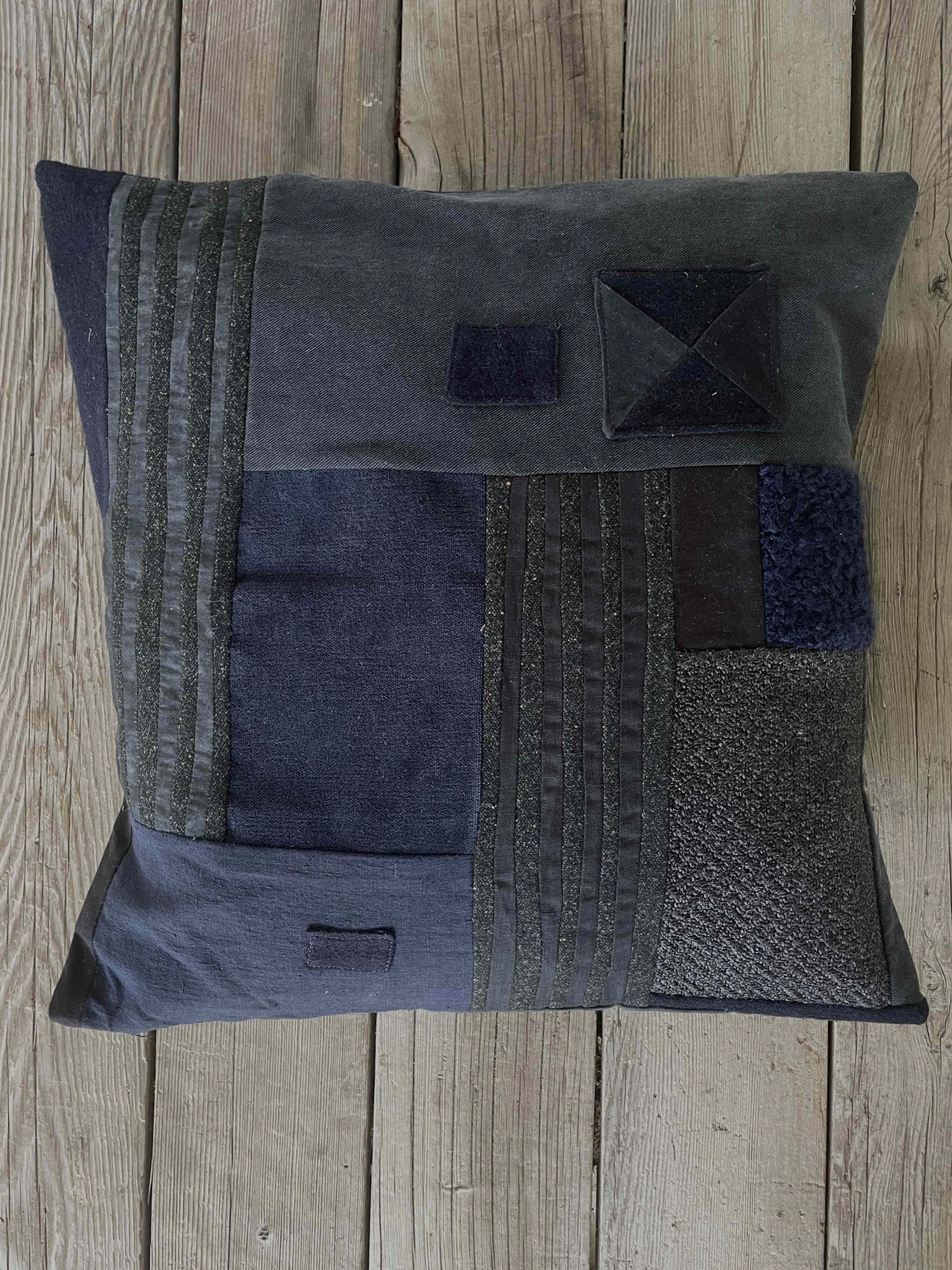 Black on Black Pillow
