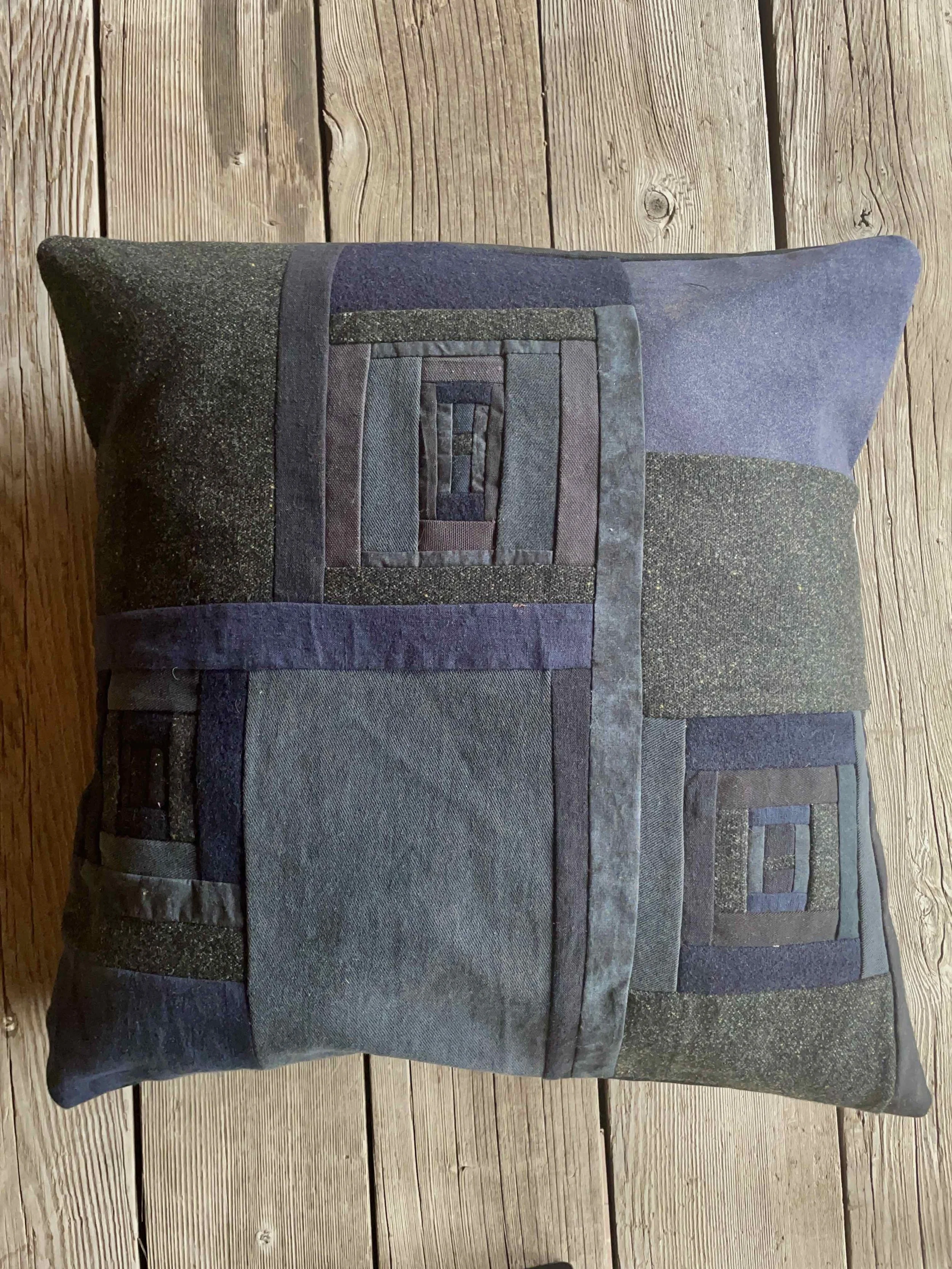 Black on Black Patchwork Quilt