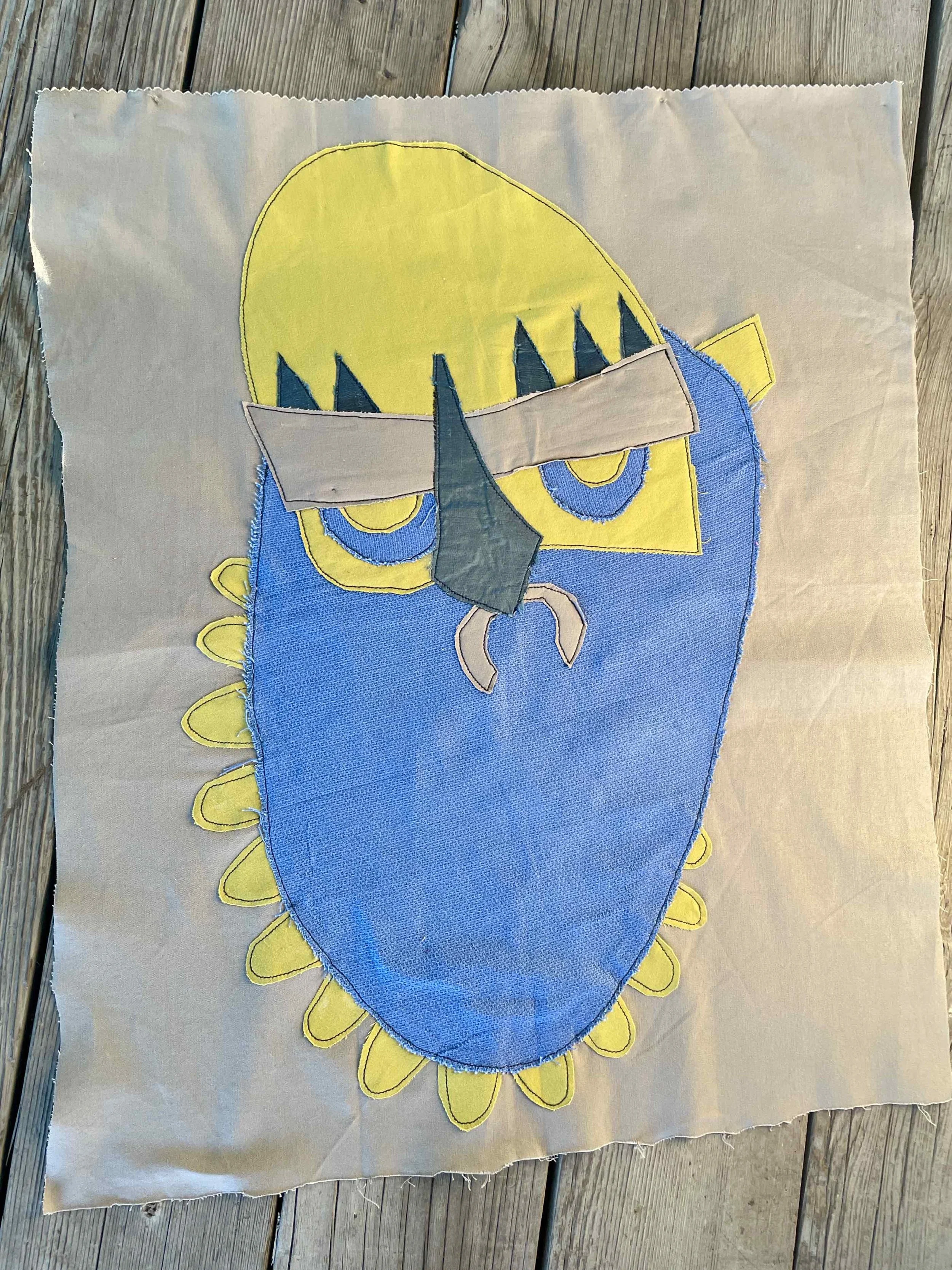 Studio Sample Punk Viking Wall Hanging