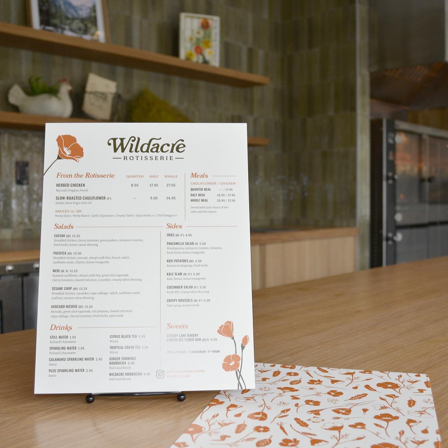 Hey, Connecticut friends! I had the great honor of designing the logo and branding for @wildacrerotisserie and they are opening their doors to the public TOMORROW, 6/23! I got a little preview yesterday and yes, it tastes as good as it looks. Major c