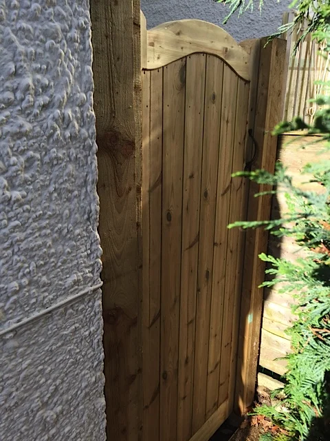 Chelsea Side Gate in Softwood