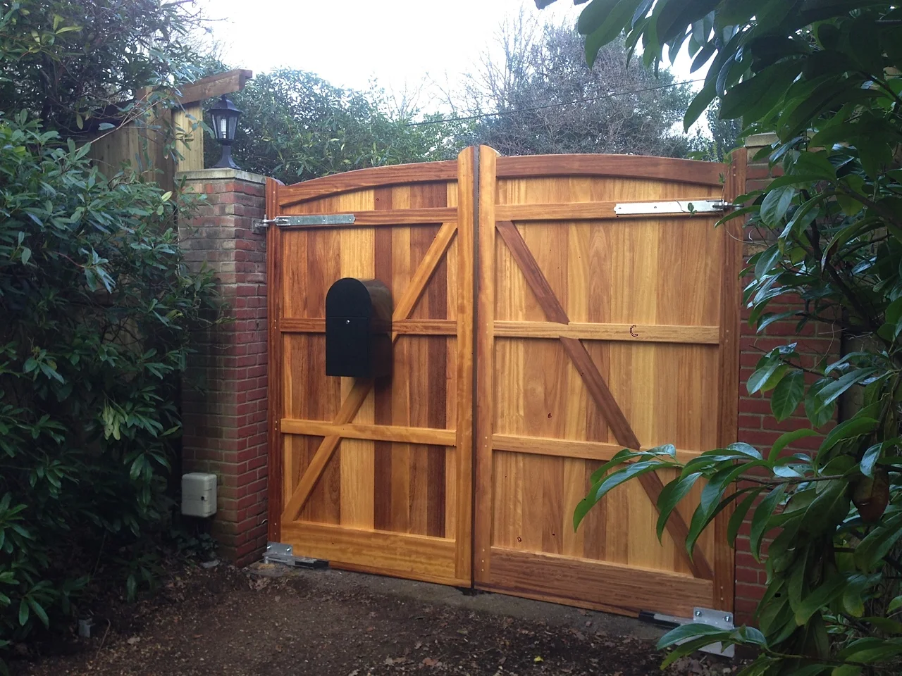 Knightsbridge Gates in Iroko