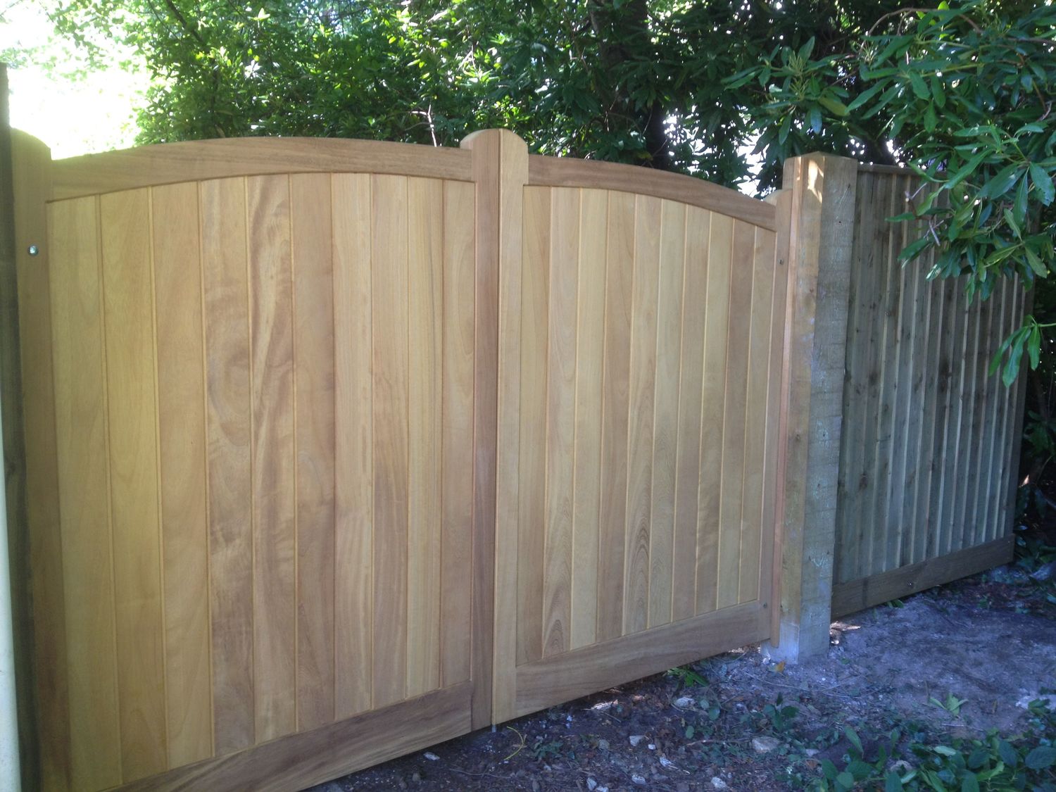 Knightsbridge Iroko Gates