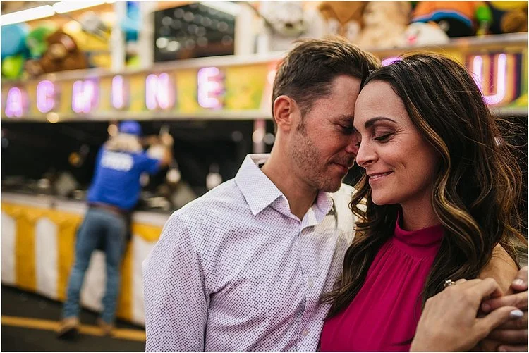 Amusement Park Anniversary Session | Ryan + Janine