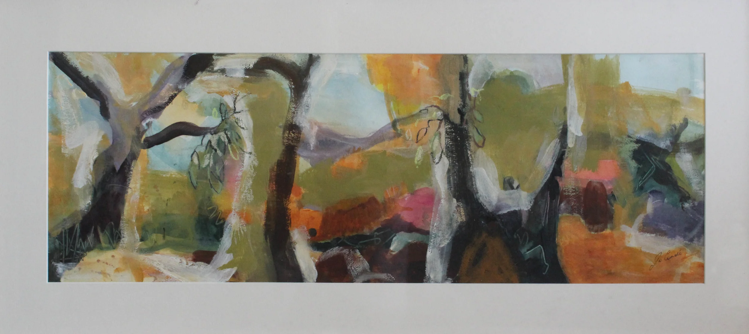 Through the Trees, 930 x 460 mm