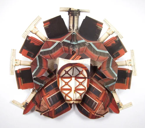 Red X's and Radiating Brick. Justin Pollmann.