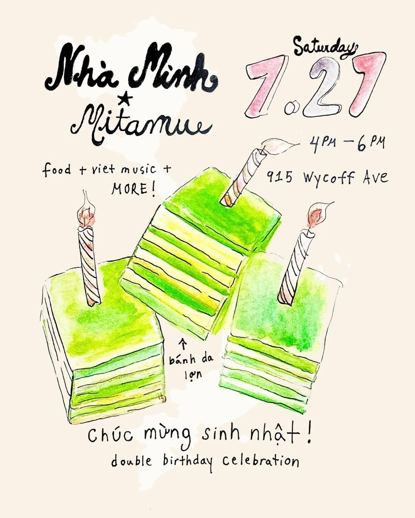 come celebrate @fredhua &amp; @itsmitamu double-birthday this saturday at nh&agrave; m&igrave;nh from 4-6pm!! extra special food and music await 🤠🎈🎊🍄🥳🍾💐💥👑🍢✨🍹🪅🪩🍡🌻gonna be a fun time&hellip; come party!!!!