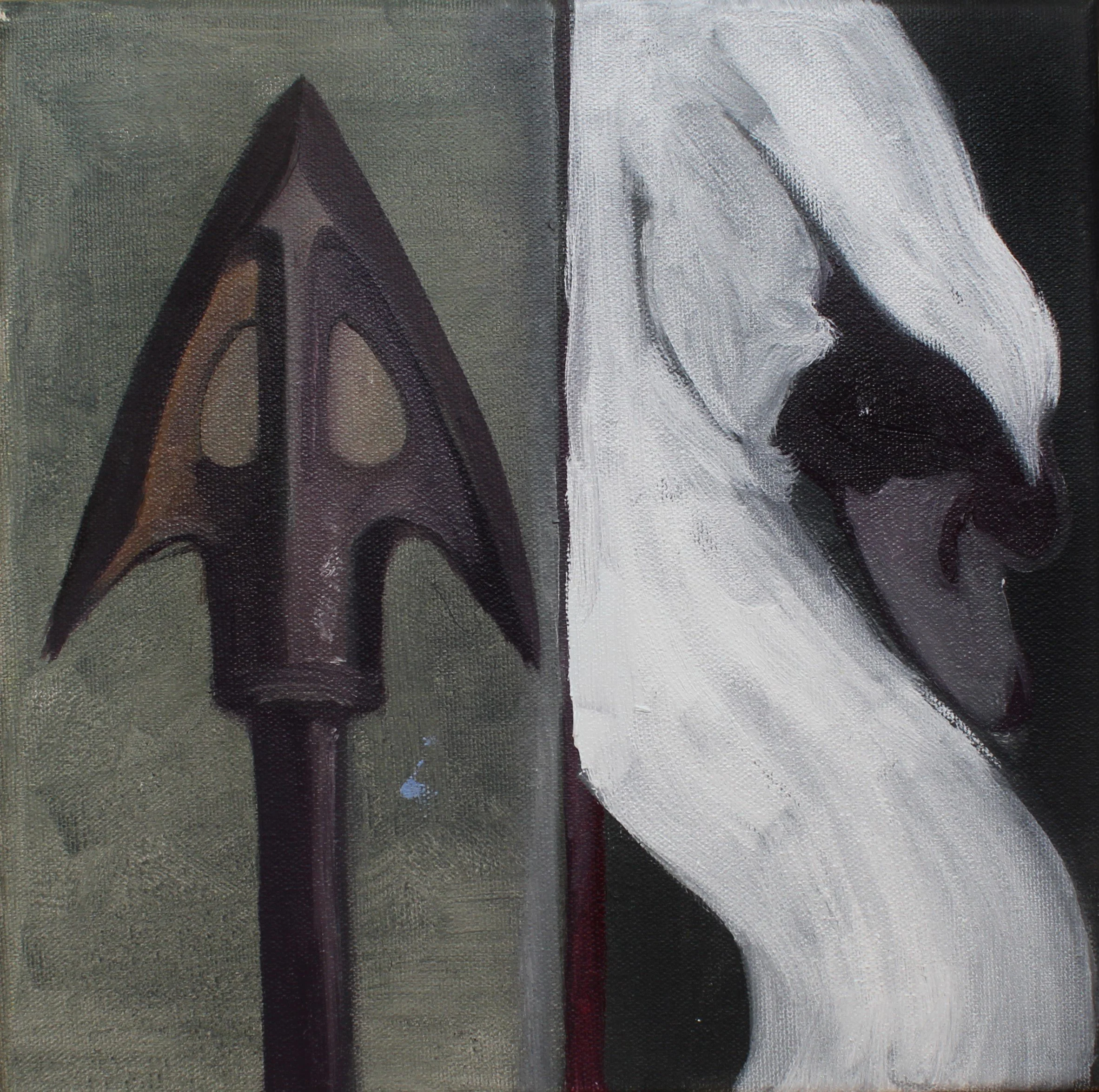 Khanh Lino - Swan and Arrow - 10x10.JPG