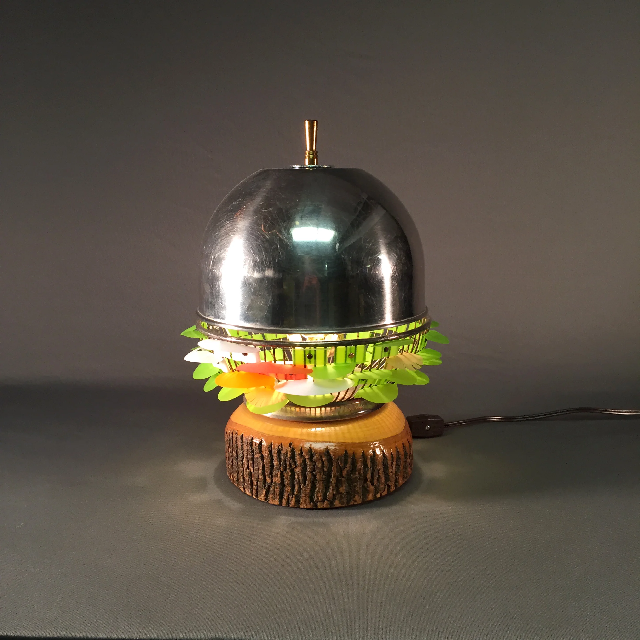Metal Dome Lichen Lamp