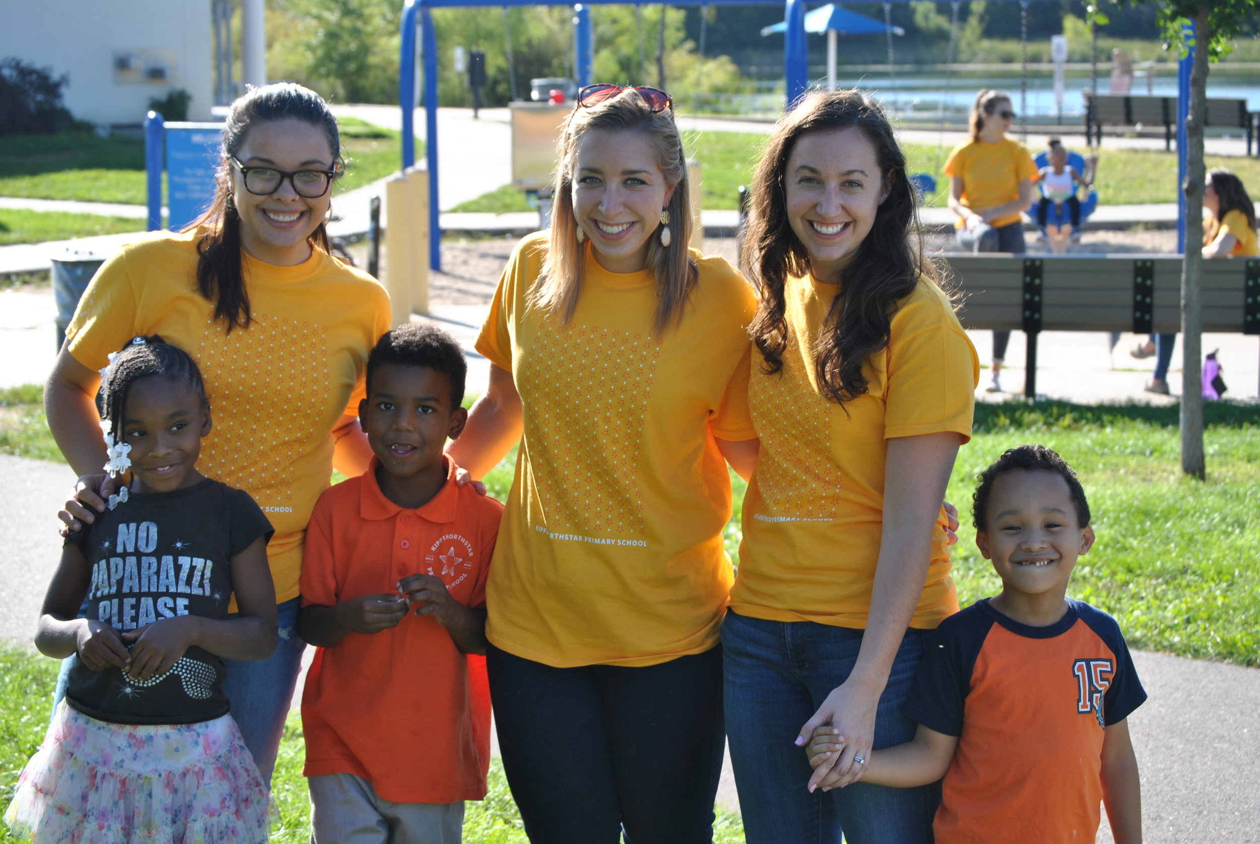 KIPP teachers, KIPPsters, and families enjoyed Family Fun Night at Theo Wirth Park in September.