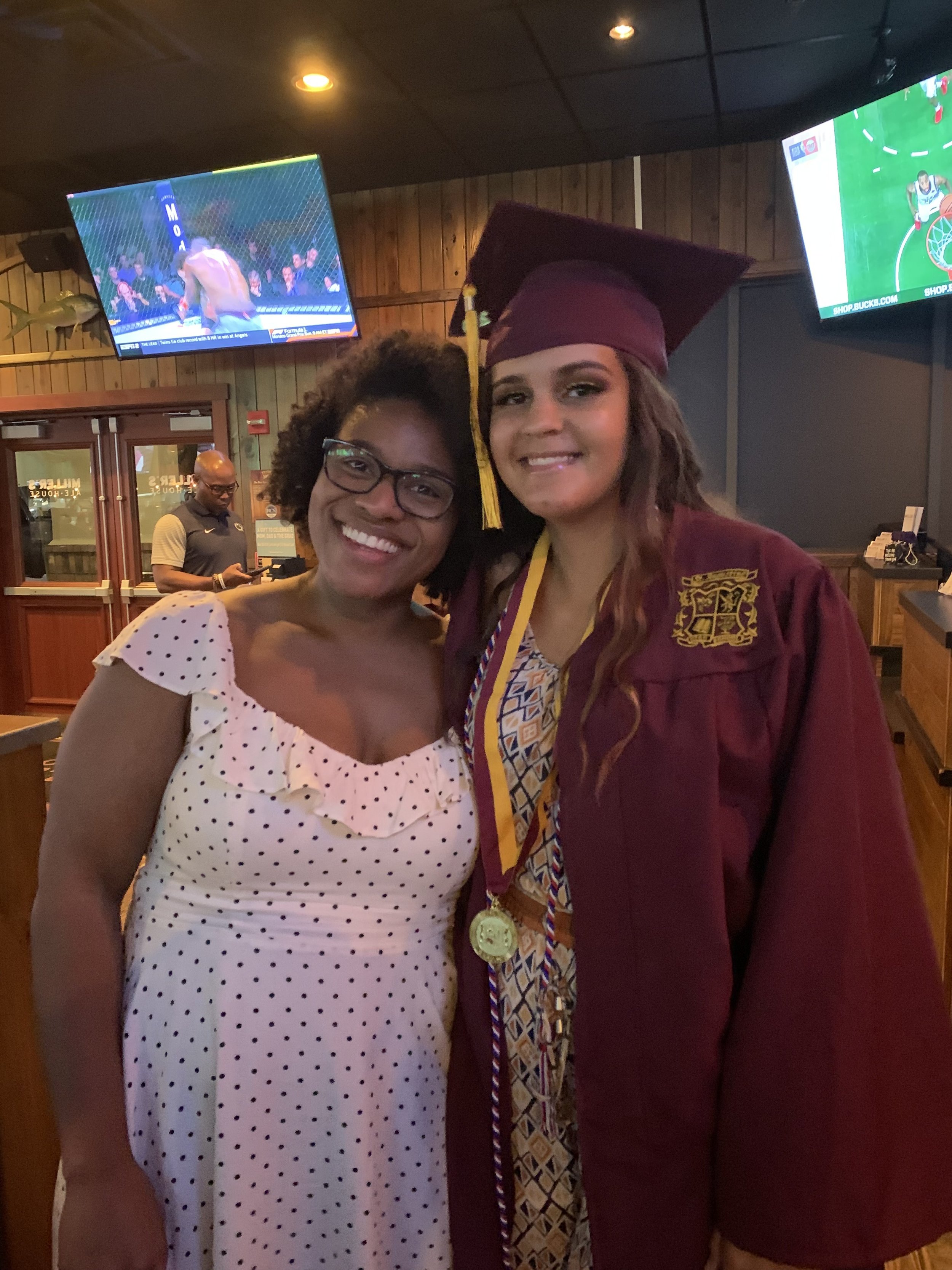 A recent graduate of St. Augustine High School in Florida, Emma Johnson is enlisting in the Armed Forces.