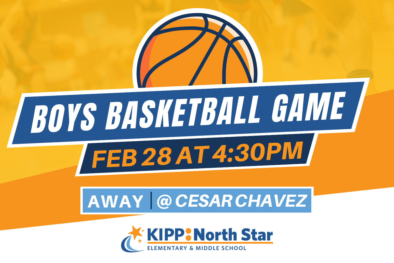 KIPP North Star V. Caser Chavez Boys Basketball Game