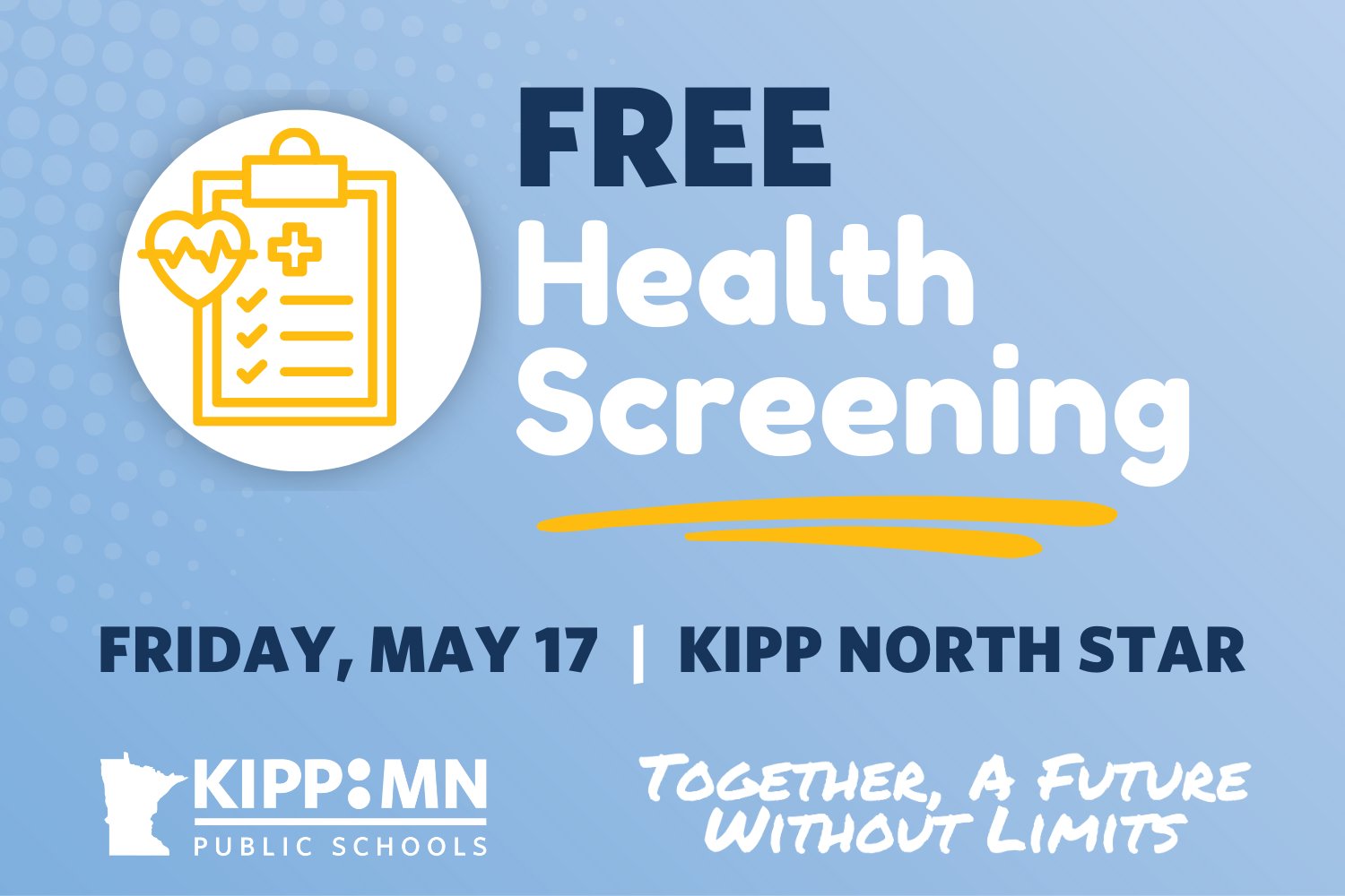 KIPP Minnesota FREE Health Screening