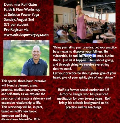 Don't Miss Rolf Gates!