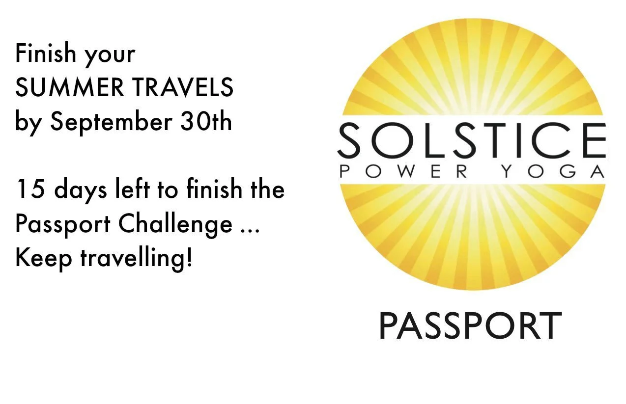 Use Your Solstice Passport | 14 Days left to finish the Passport Challenge