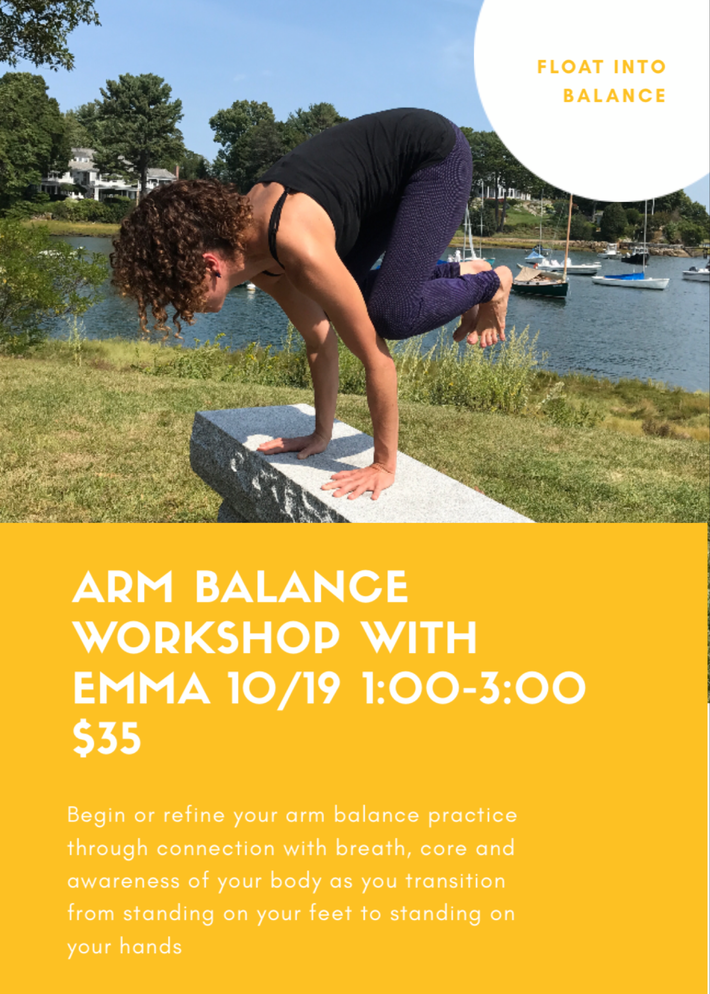 Float! Arm Balance Workshop with Emma