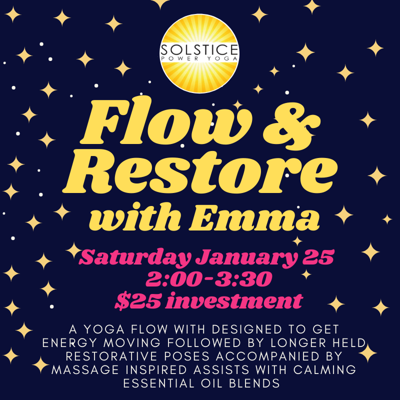 Flow &amp; Restore with Emma