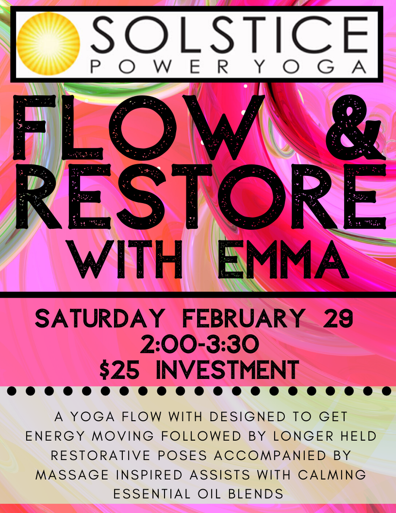 Flow &amp; Restore with Emma - Special Class for Leap Year!
