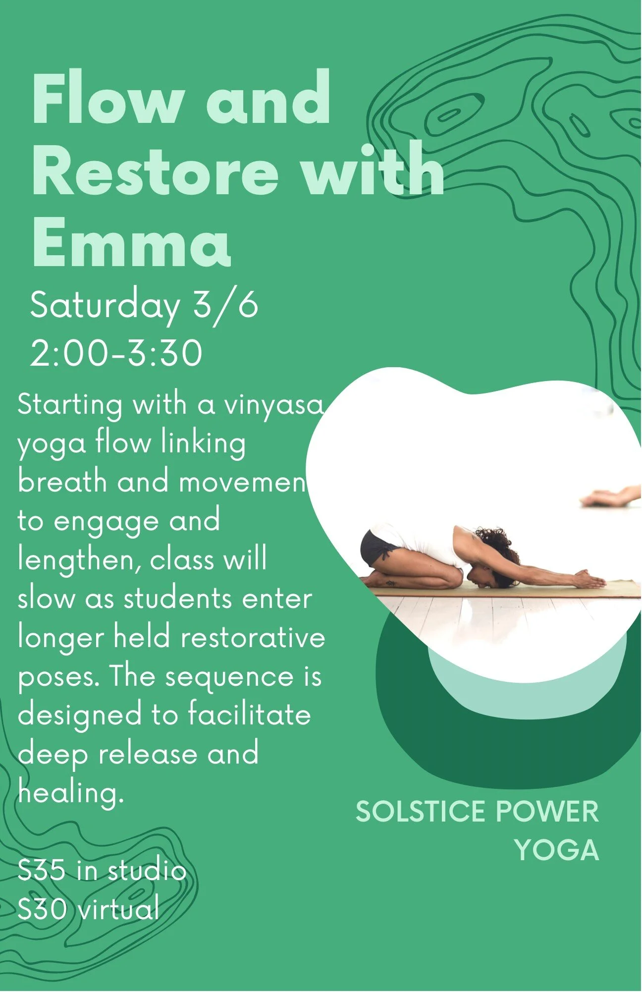 IN-STUDIO + VIRTUAL FLOW & RESTORE with EMMA