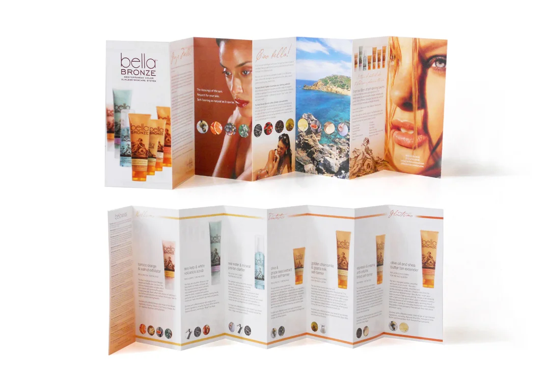 Bella Bronze Sunless Skincare System Brochure