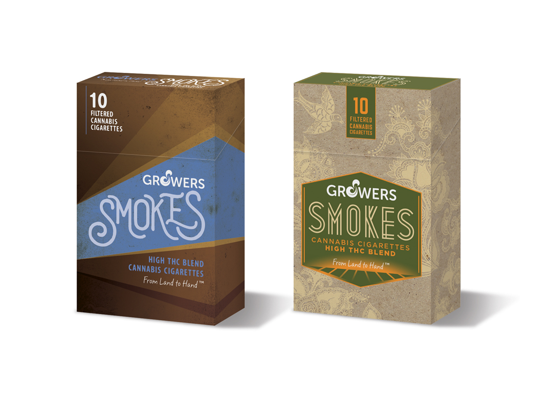 Growers Brands Cannabis Smokes Concept Designs