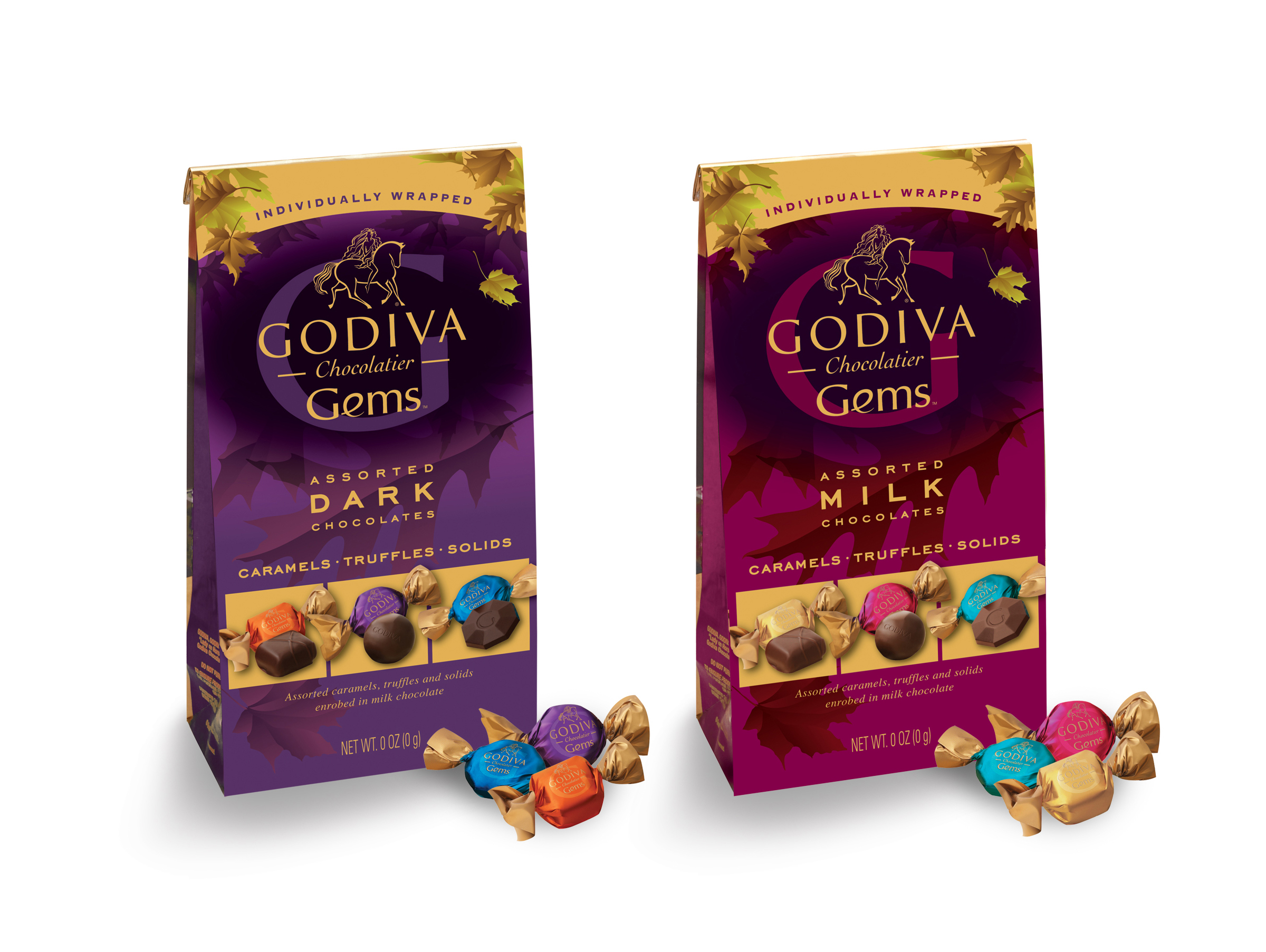 Godiva Gems Package Design - Fall Assortment