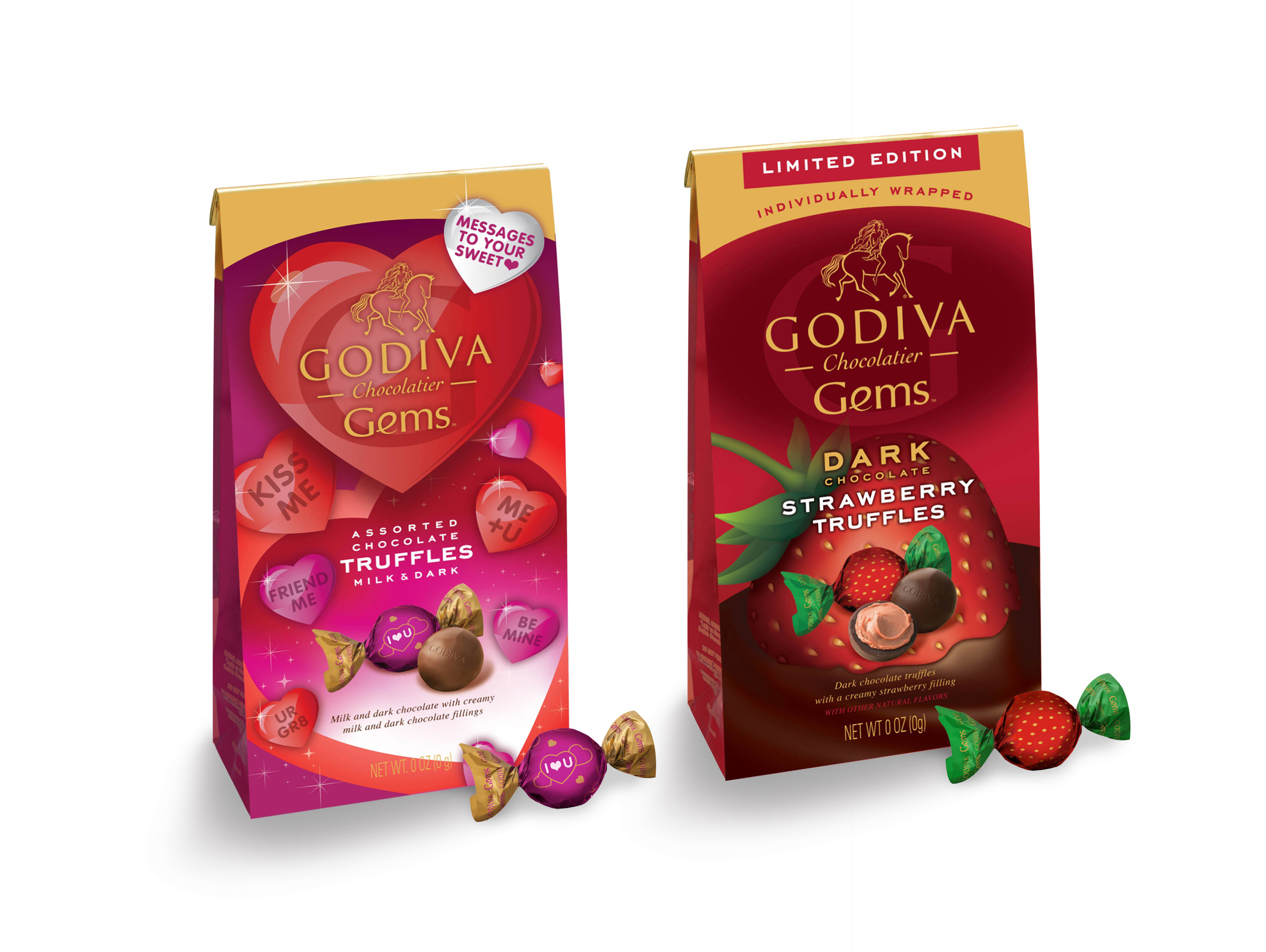 Godiva Gems Package Design - Valentine's Day