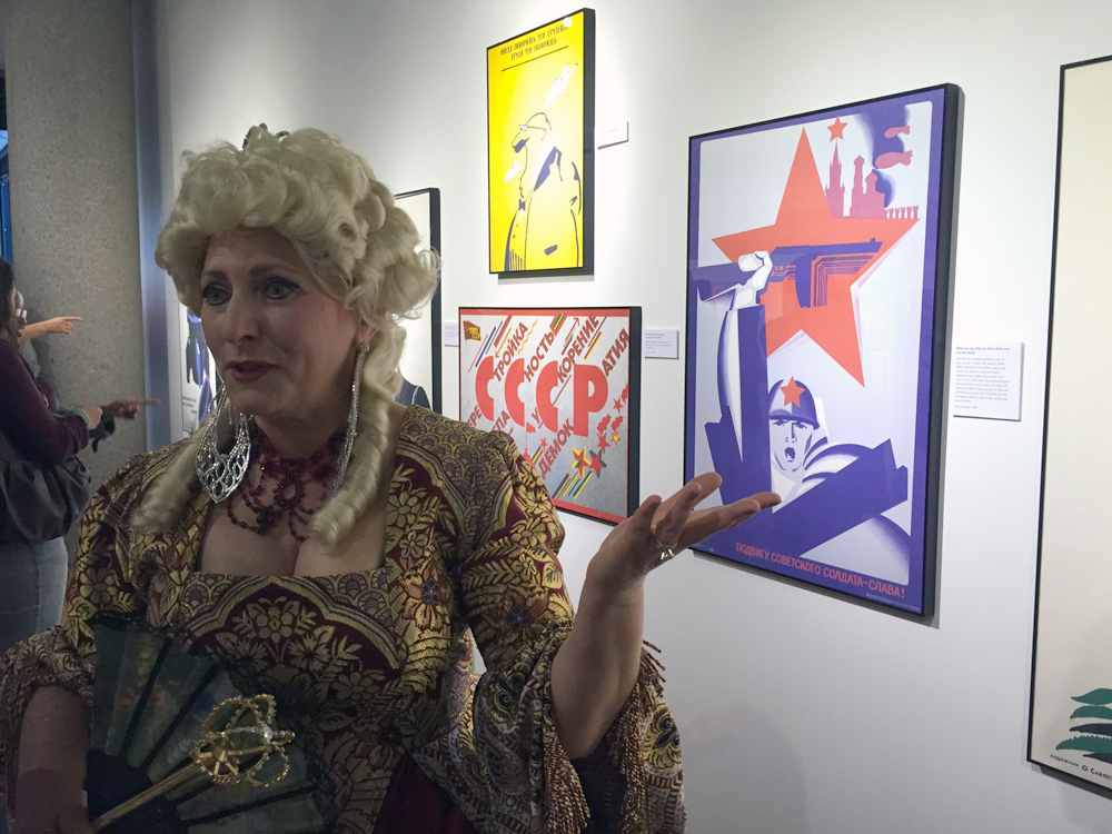 SDCC Russian history professor, Sofia Laurien, explained and translated the collections.