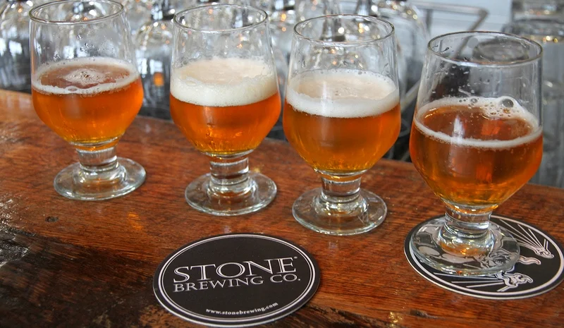 The Iron Press Costa Mesa - Stone Brewing Tap Takeover - Beer Lineup