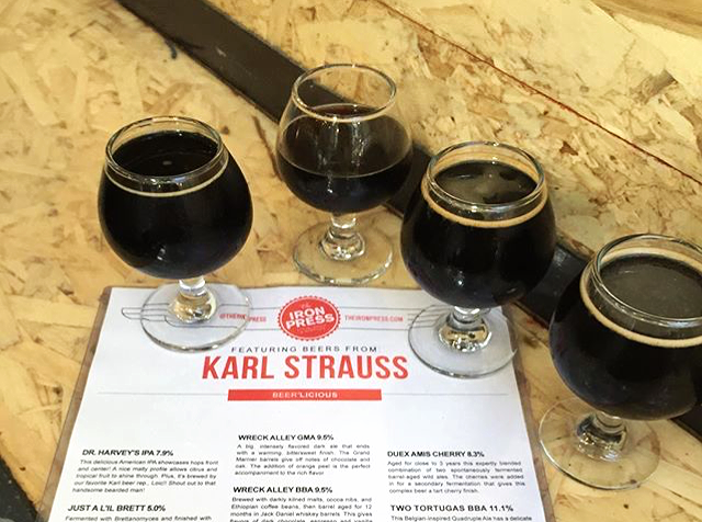 The Iron Press Anaheim - Karl Strauss Cellar Series & Bottle Logic Pint Night Announcement