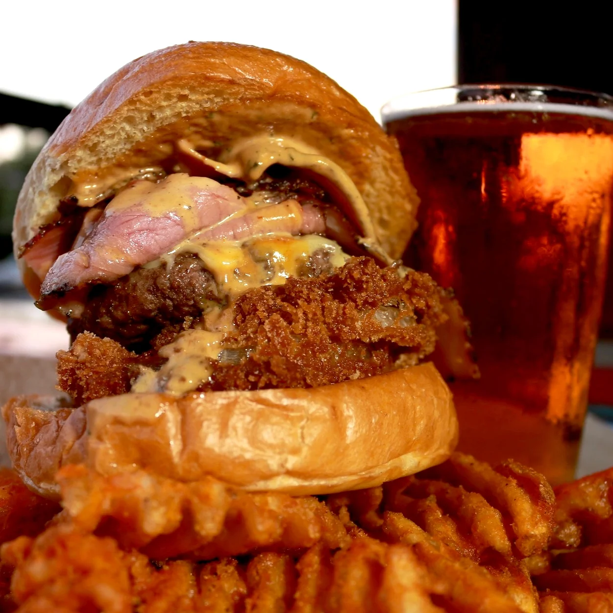 THE IRON PRESS ANAHEIM - SAVAGE HOUR WITH BEER SAVAGE - BURGER SPECIAL!