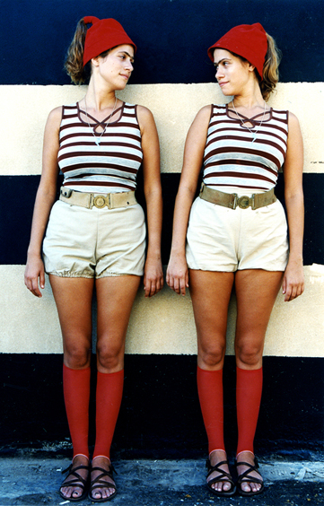 012-twins on stripes wall-lr.jpg