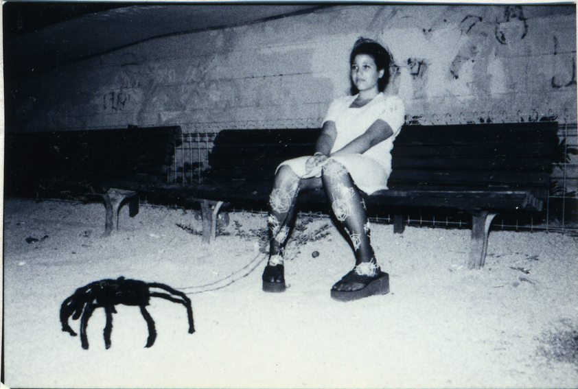 005-girl with spider-sitting-bw-lr.jpg