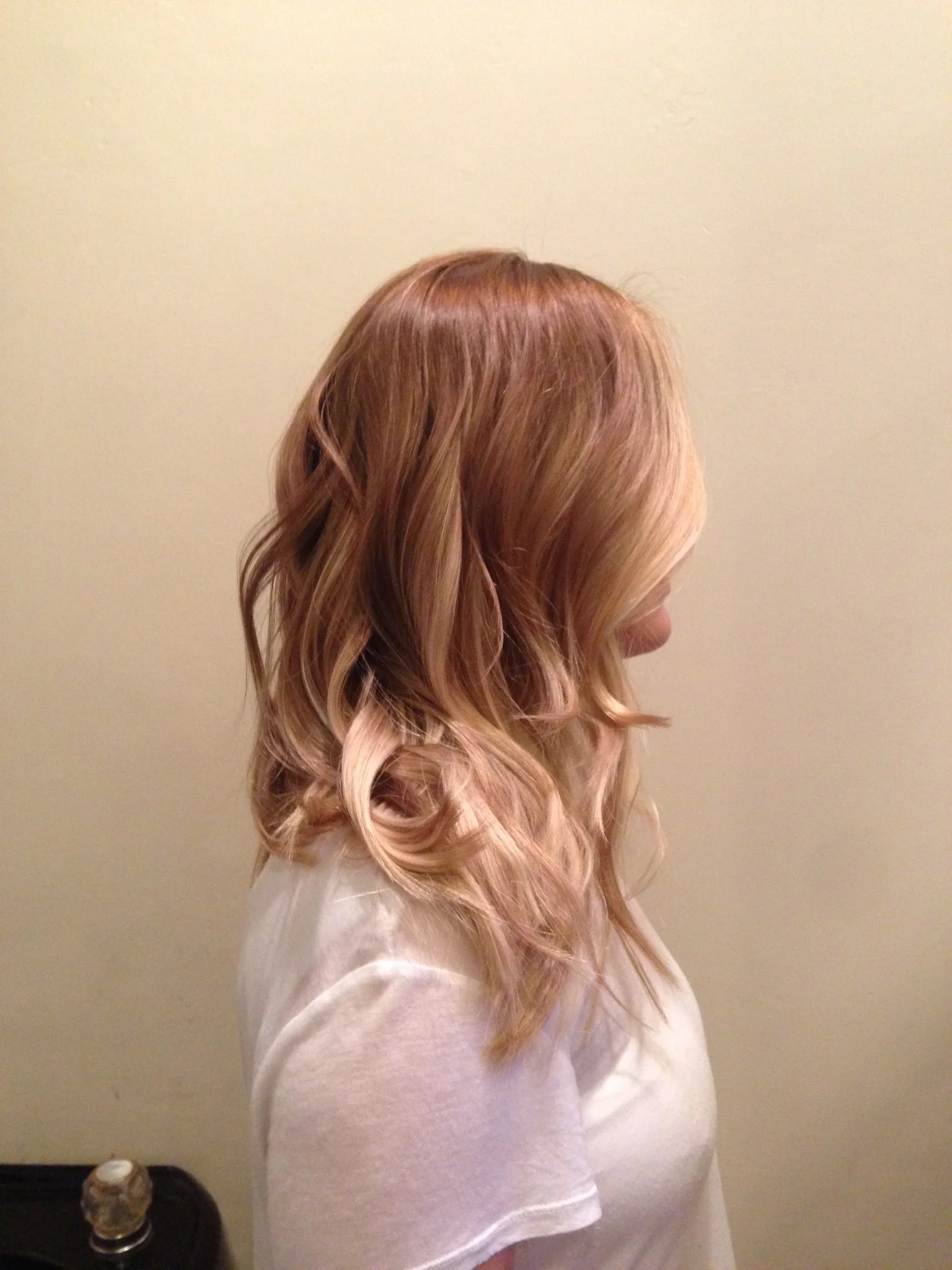 Natural Ash Color With Balayage Highlights