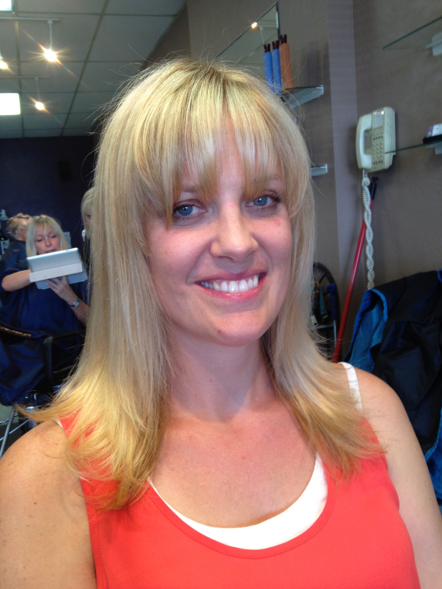 Women's Haircut With Bangs