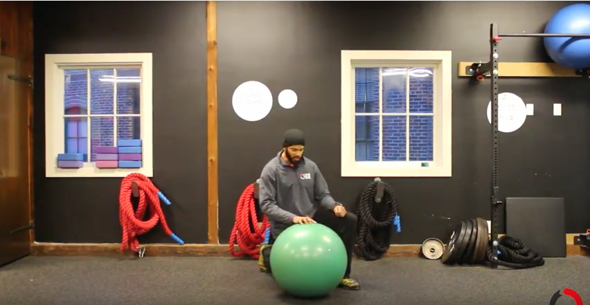 Stability Ball Leg Curls