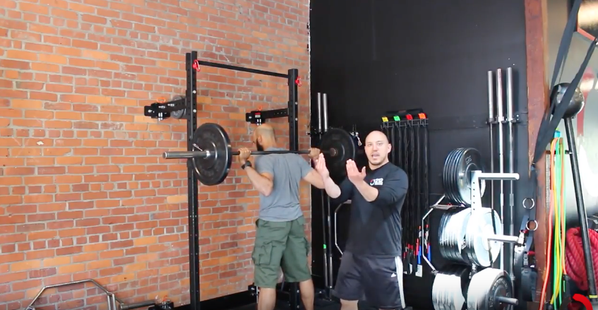 Spotting the Barbell Squat