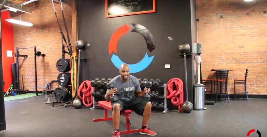Benching with Dumbbells