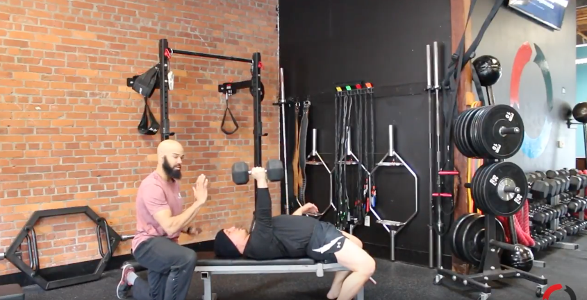 Chest Press Shoulder Position