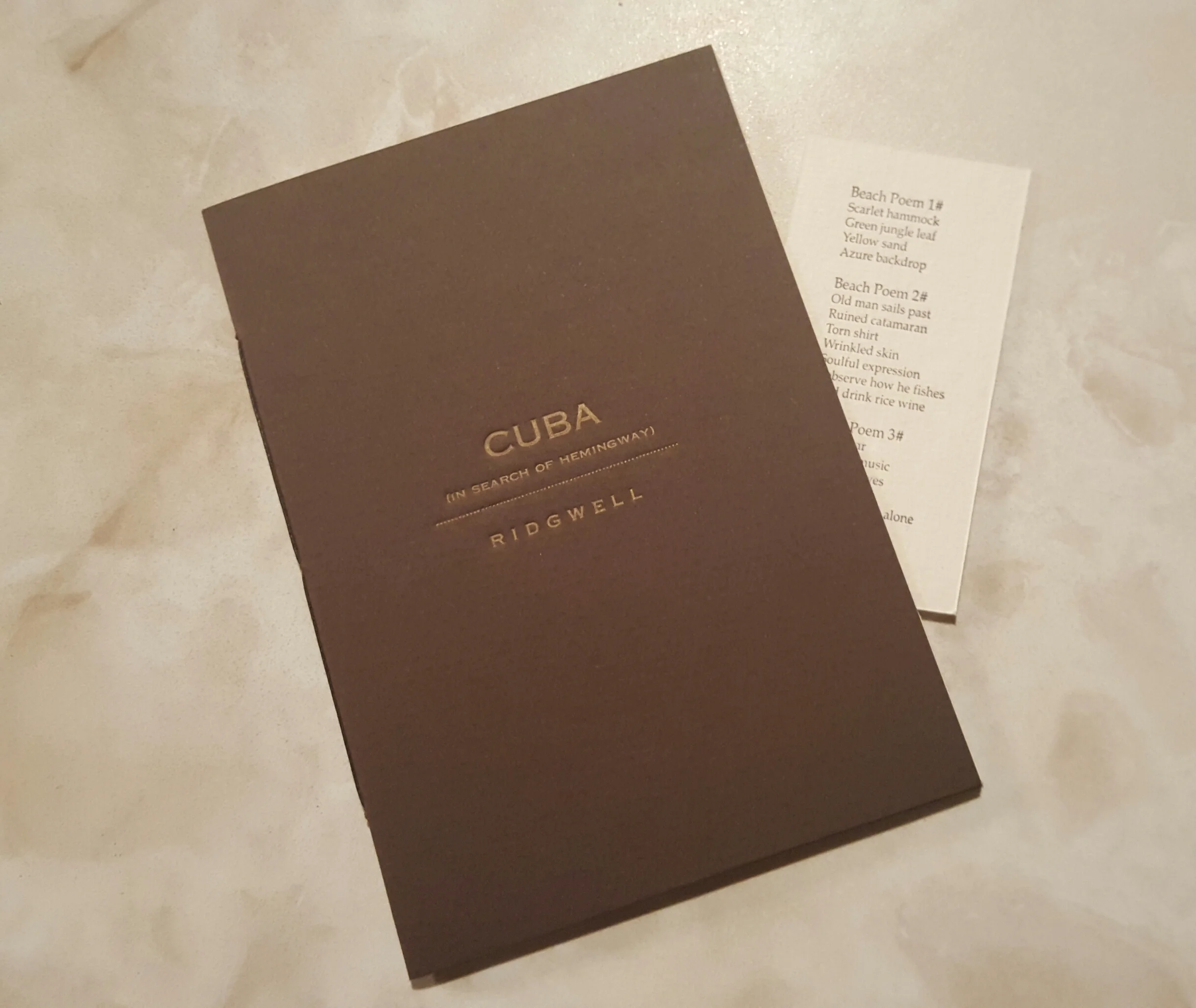 Ridgwell's Cuba from Pig Ear Press