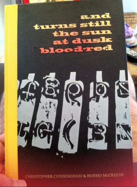 BLOOD-RED Hardback spotted in the wild!