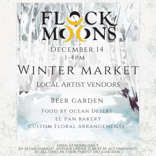 Winter Market at Flock of Moons!