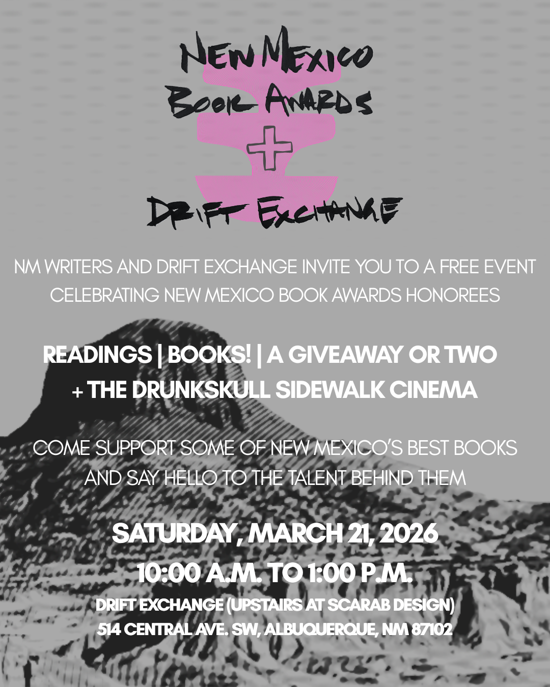 NM Book Award Honorees @ Drift Exchange