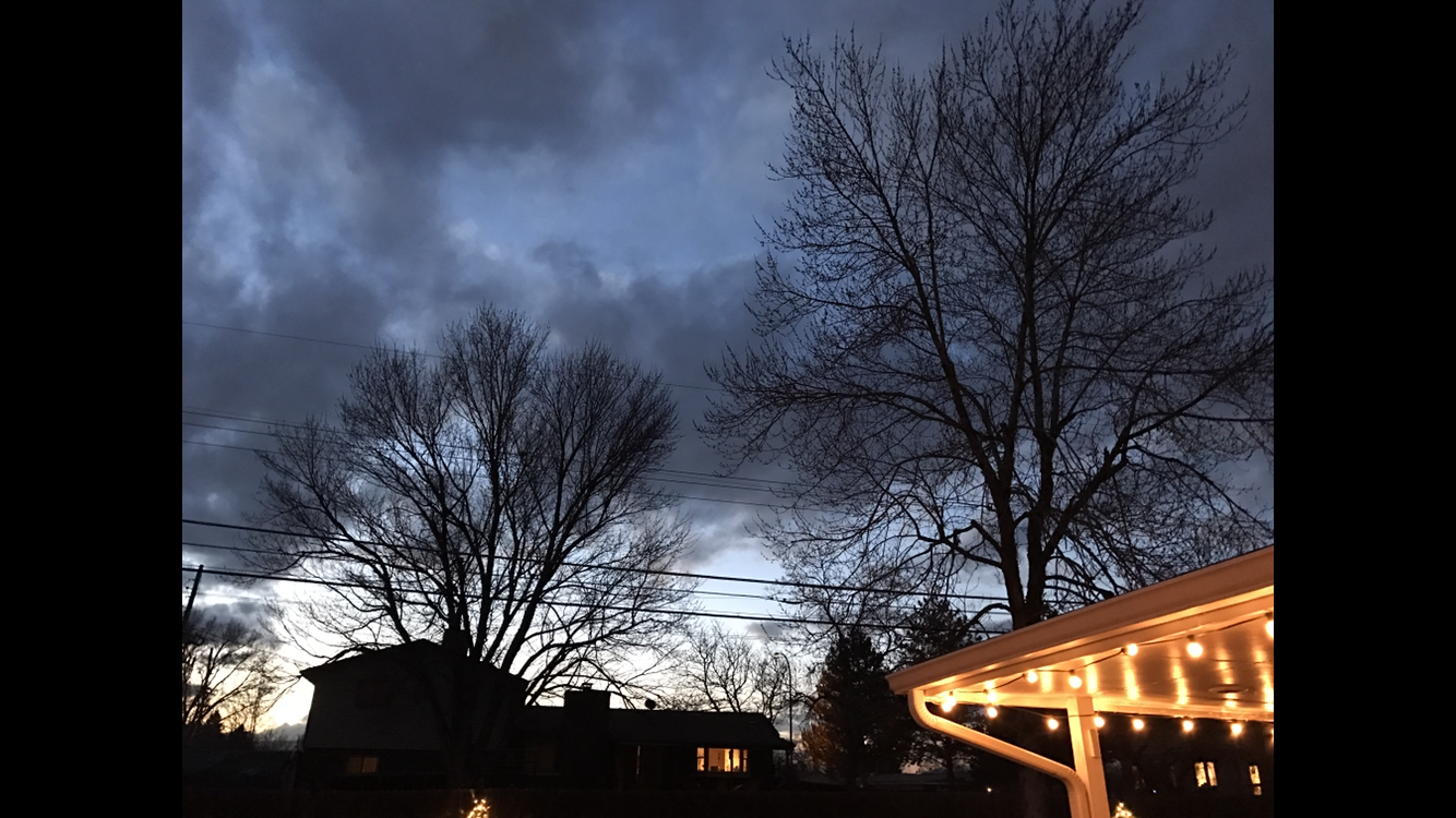 One of my favorite places in our house is to watch the sunset from our kitchen sink. 