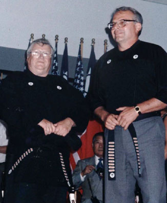 In 1994, Grandmaster Tracy and Senior Grandmaster Lee were the only two known tenth degree black belts in Chinese Kenpo.